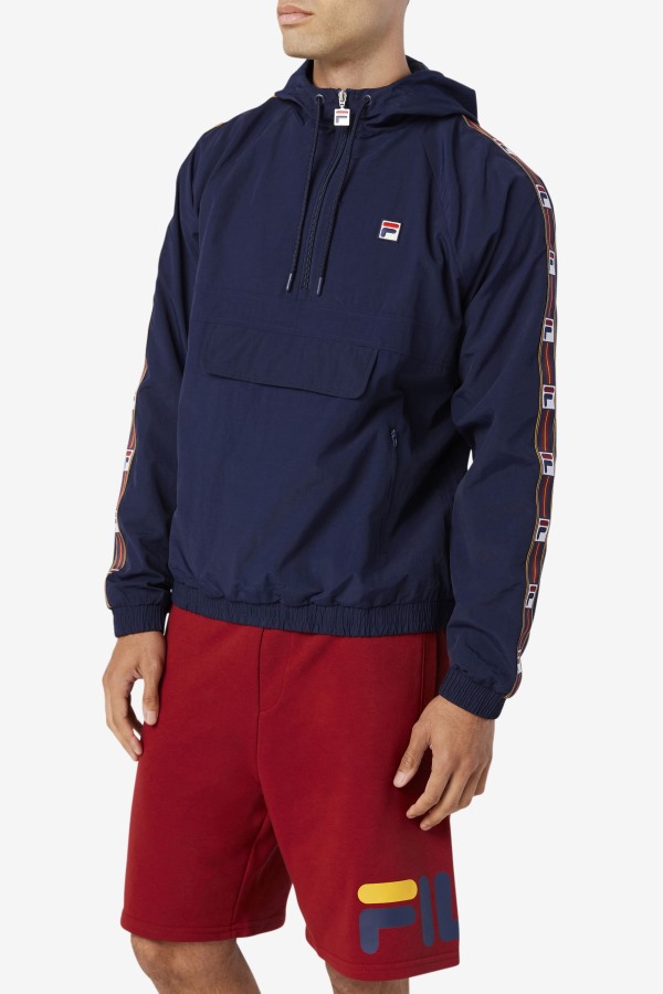 Fila Outlets Peacoat Cameron 1/2 Zip Wind Jacket
