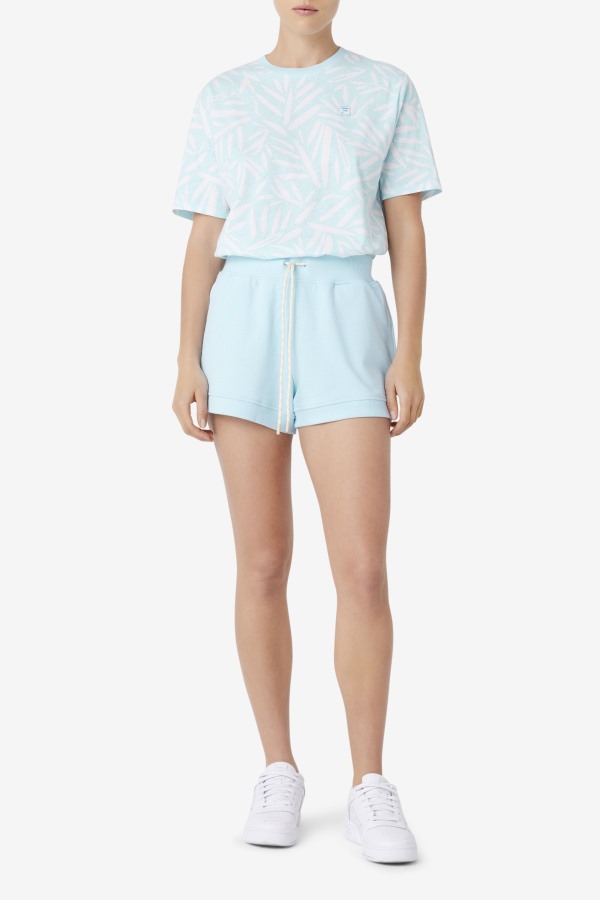 Fila Outlets Evangeline Terry Short Blue