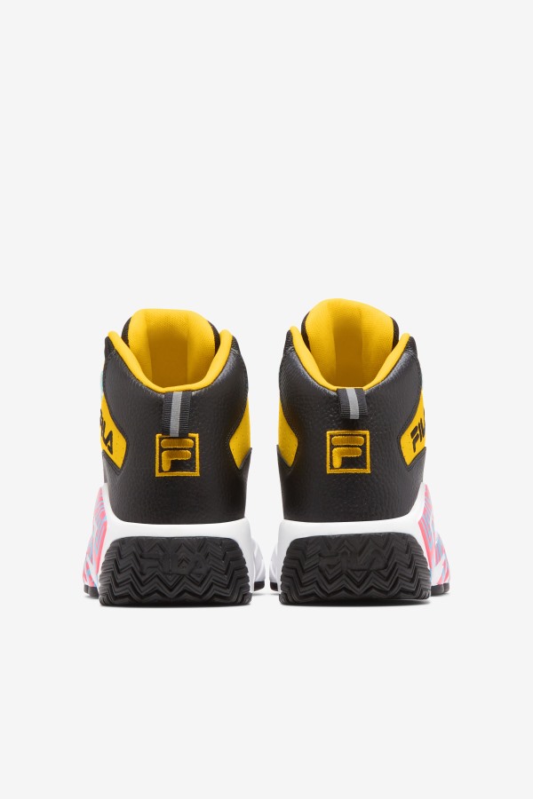 Men\'s MB Fila Outlets Black/Lemon/Bluefish