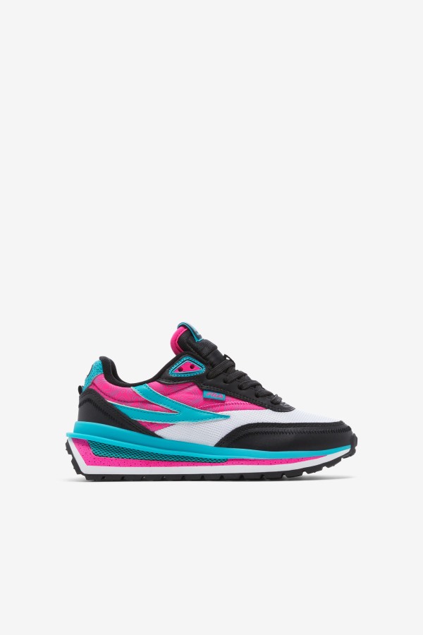 Little Kids' Renno Black/Pink Glo/White Fila Outlets