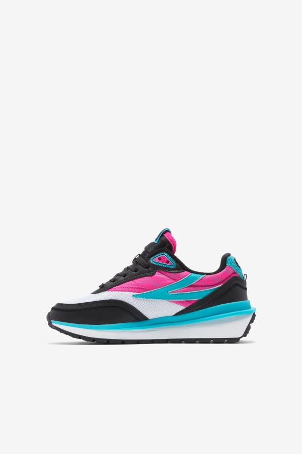 Little Kids\' Renno Black/Pink Glo/White Fila Outlets