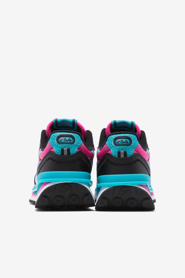 Little Kids\' Renno Black/Pink Glo/White Fila Outlets