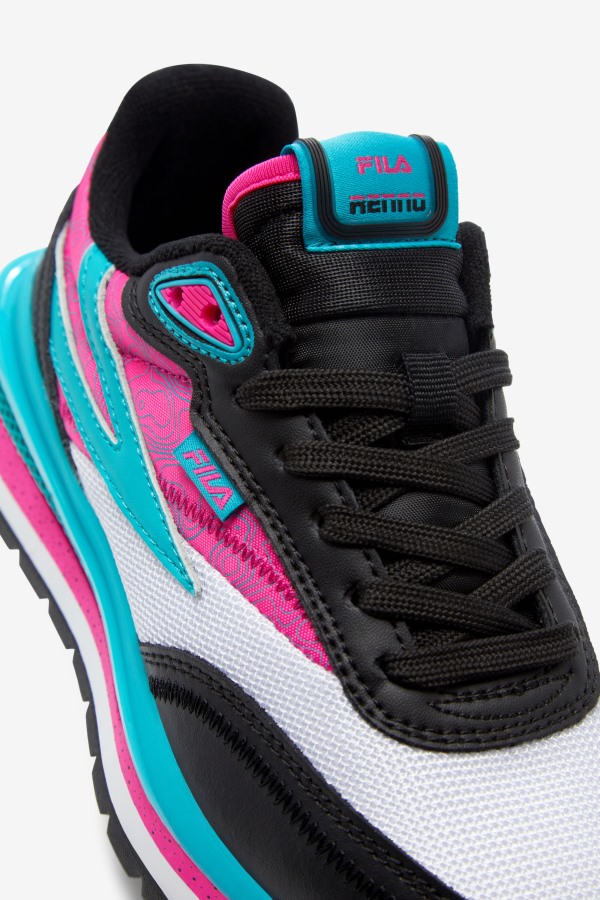 Little Kids\' Renno Black/Pink Glo/White Fila Outlets