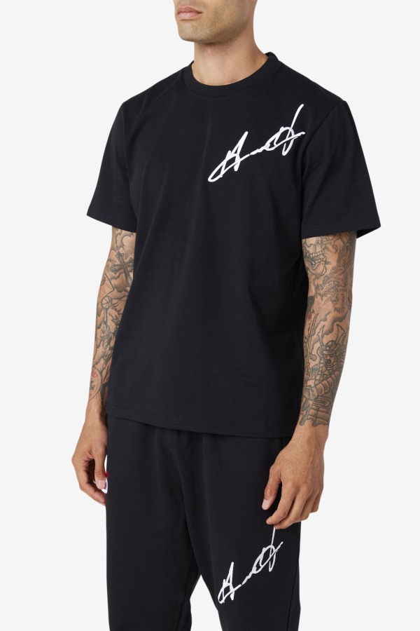 Grant Hill Cormac Tee Black Fila Outlets