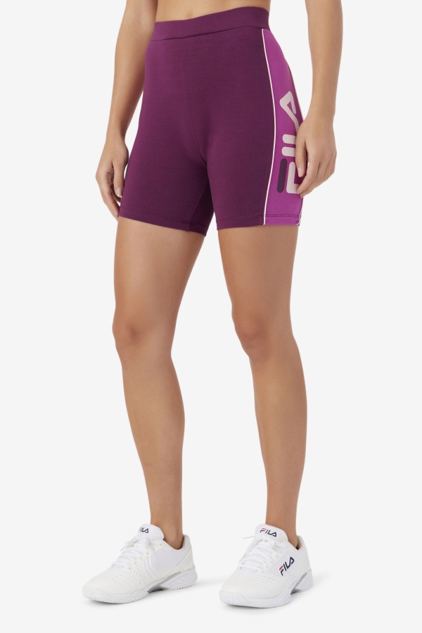 Fila Outlets Davina Bike Short Grape Wine/Rouge/Potpourri