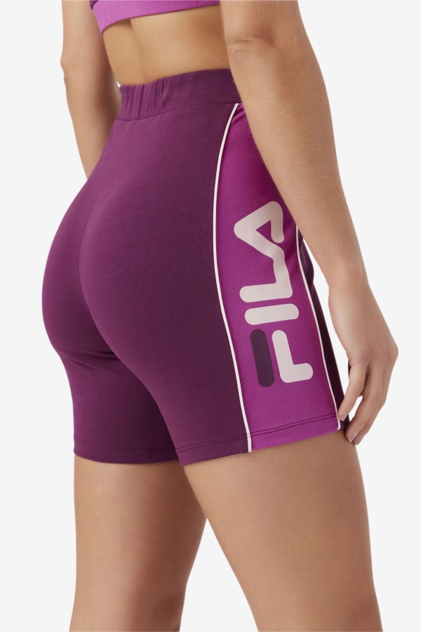 Fila Outlets Davina Bike Short Grape Wine/Rouge/Potpourri
