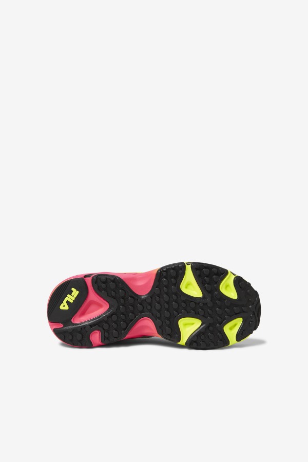 Little Kids\' Ray Tracer Apex Black/Yellow/Deep Pink Fila Outlets