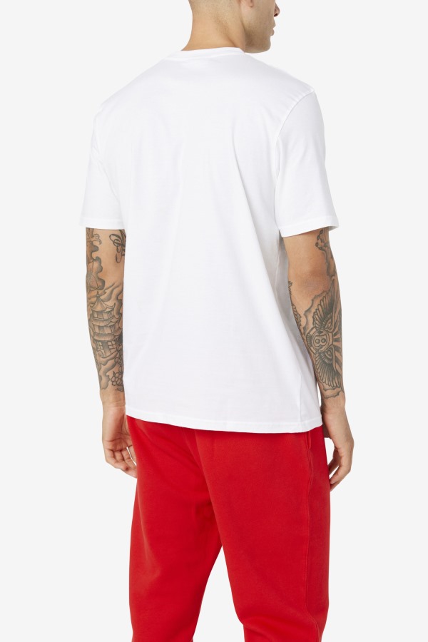 Fila Outlets White Men\'s Eagle Tee