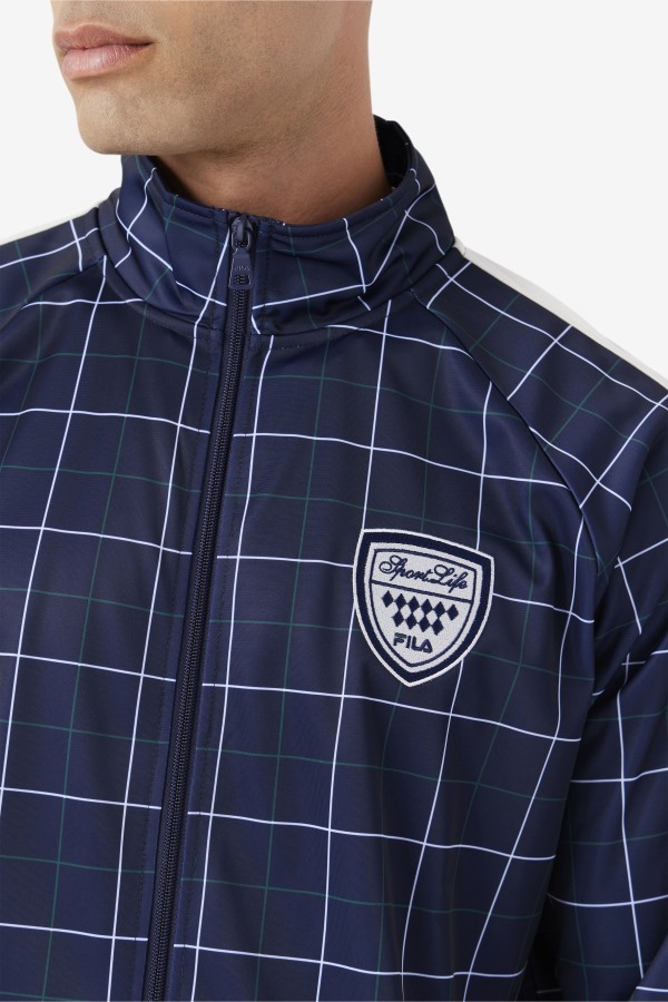 Oshan Track Jacket Fila Outlets Navy/Gardenia/June Bug