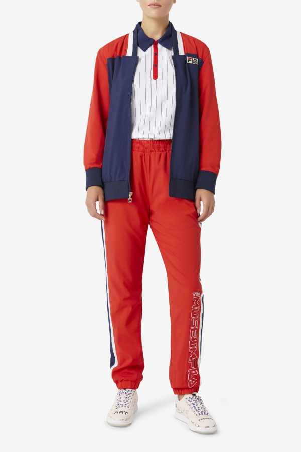 Peacoat/Red/White Fila x The Museum Track Jacket Fila Outlets