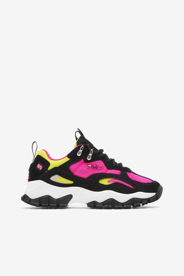 Women's Ray Tracer TR 2 Black/White/Pink Glow Fila Outlets