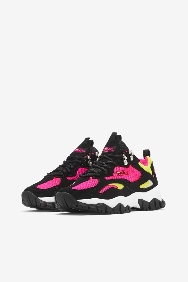 Women\'s Ray Tracer TR 2 Black/White/Pink Glow Fila Outlets