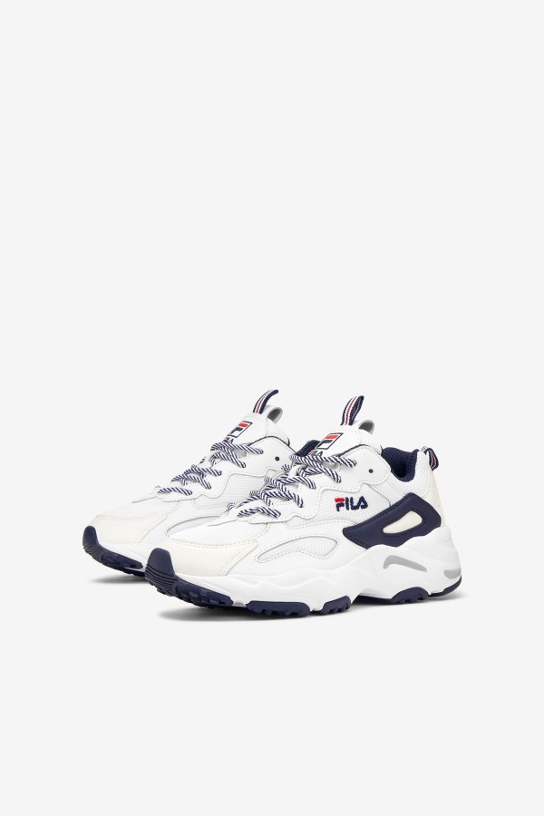 Fila Outlets White/Navy/Red big kids\' ray tracer