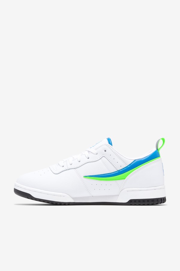 White/Green/Black Men\'s Original Fitness Fila Outlets