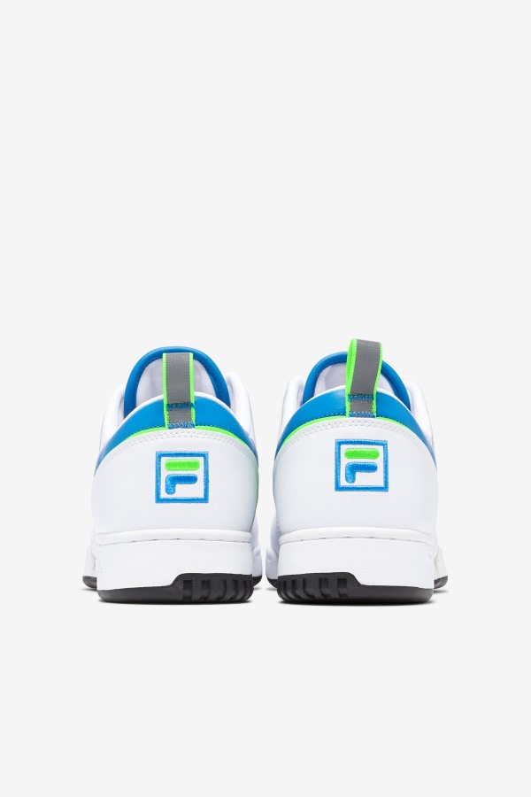 White/Green/Black Men\'s Original Fitness Fila Outlets