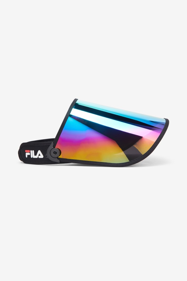Fila Outlets Plastic Face Shield Black/Iridescent