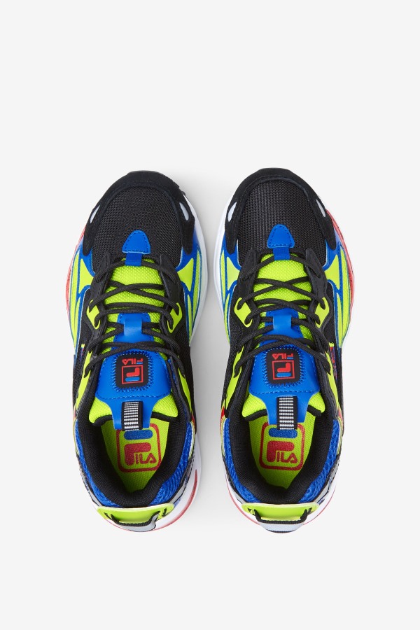 Black/Blue/Red Little Kids\' Ray Tracer Apex Fila Outlets
