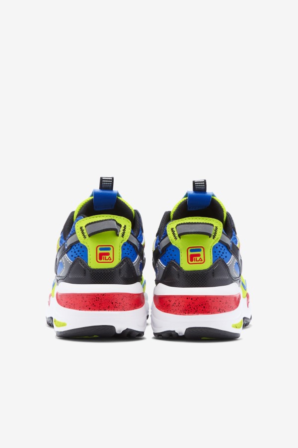 Black/Blue/Red Little Kids\' Ray Tracer Apex Fila Outlets
