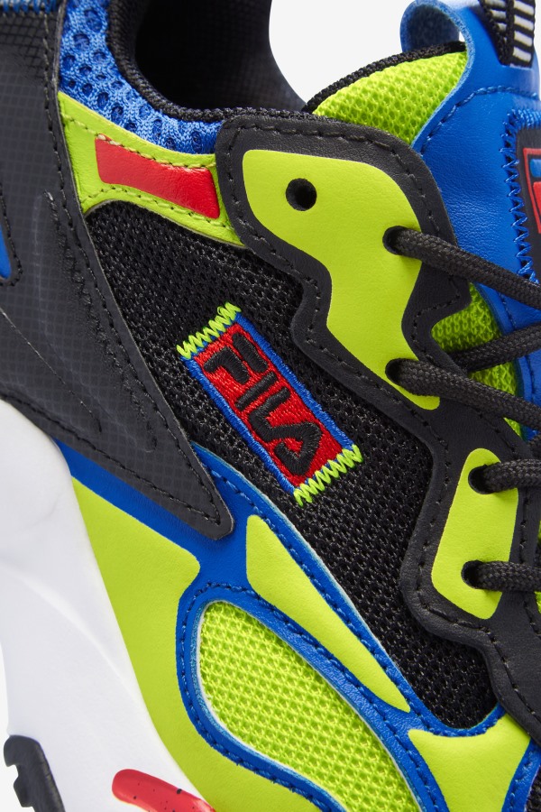 Black/Blue/Red Little Kids\' Ray Tracer Apex Fila Outlets
