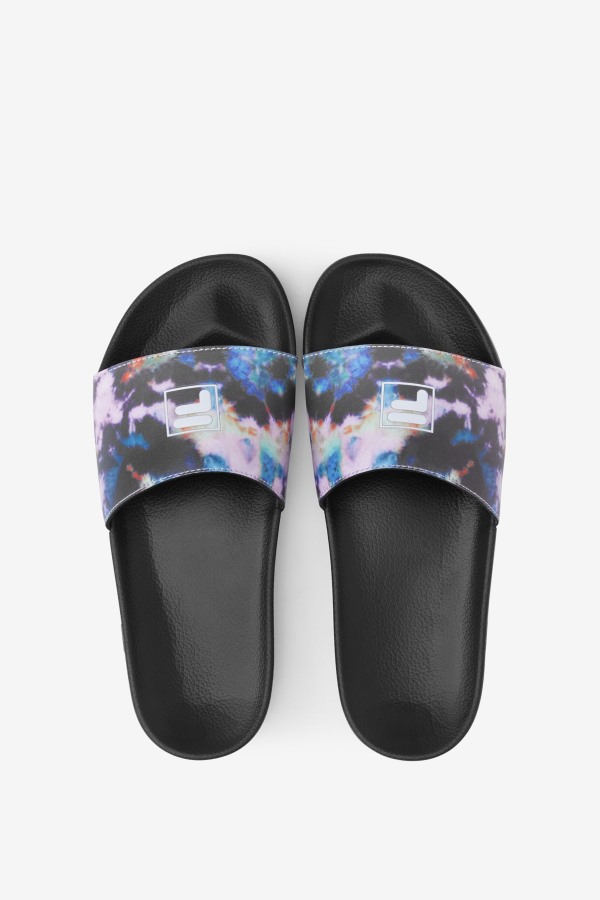 Multi/Black/White Fila Outlets Women\'s Drifter Tie Dye