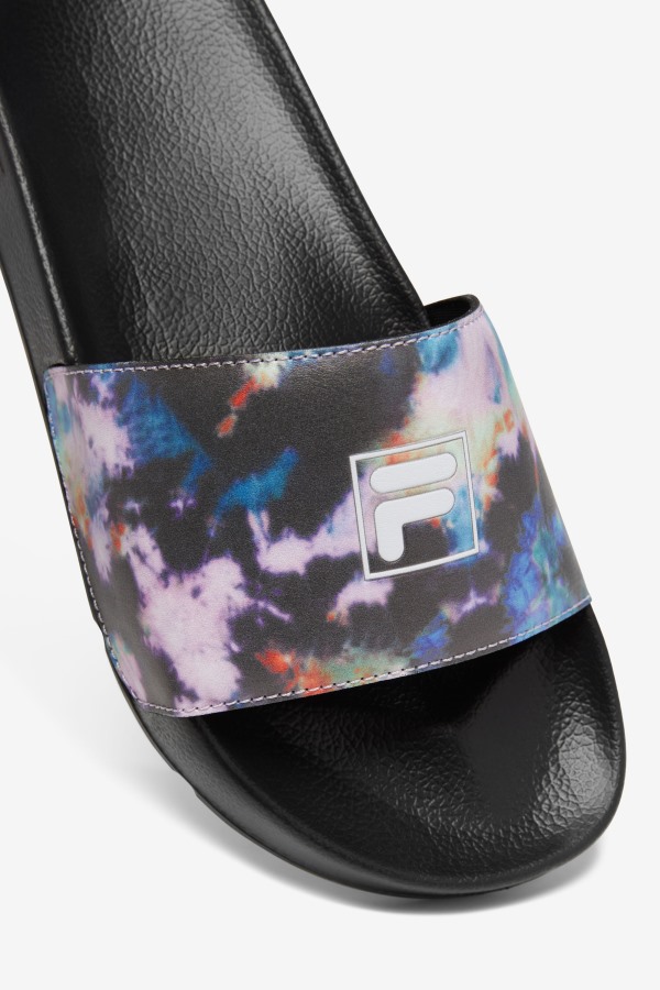Multi/Black/White Fila Outlets Women\'s Drifter Tie Dye