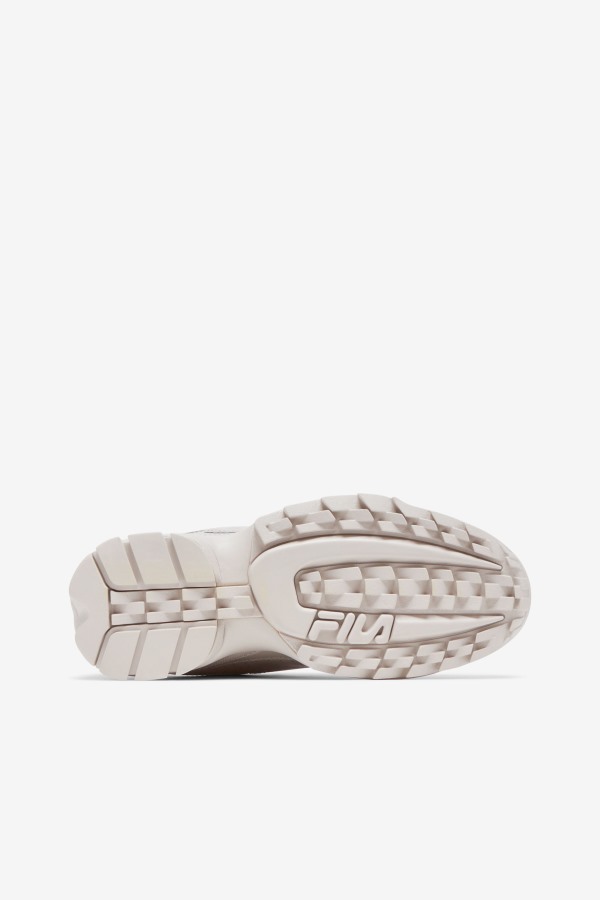 Silver Gray/White Sand Fila Outlets Women\'s Disruptor 2 Premium