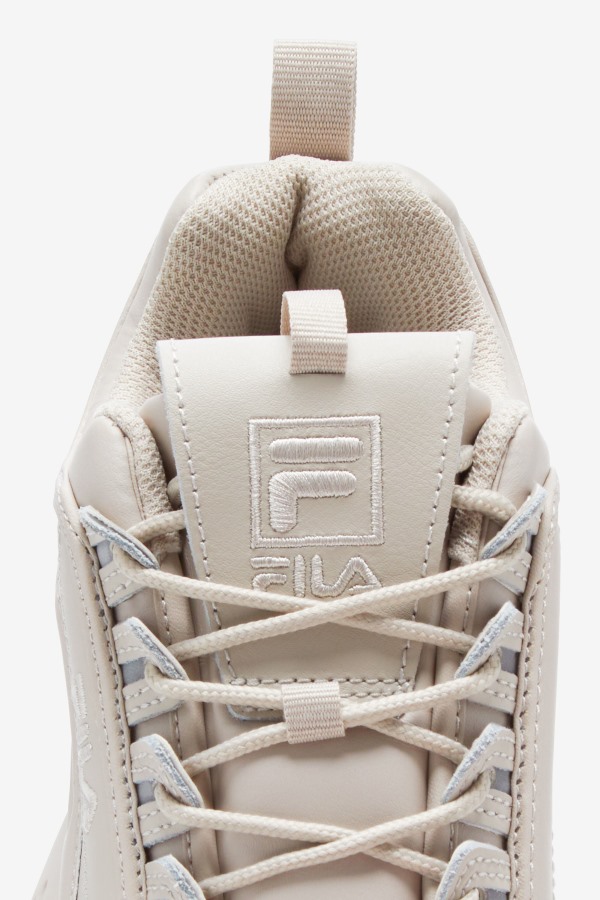 Silver Gray/White Sand Fila Outlets Women\'s Disruptor 2 Premium