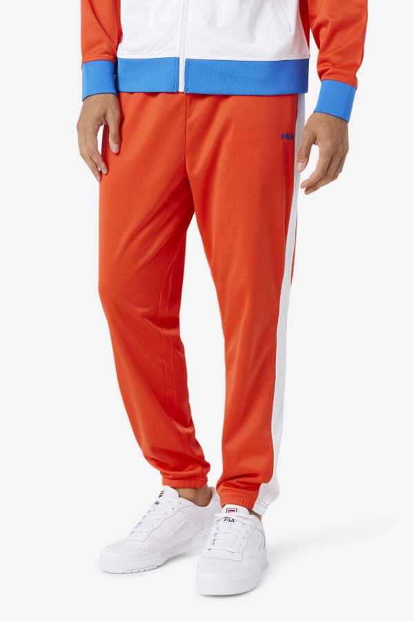 Dominican Republic Pant Fiery Red/White Fila Outlets