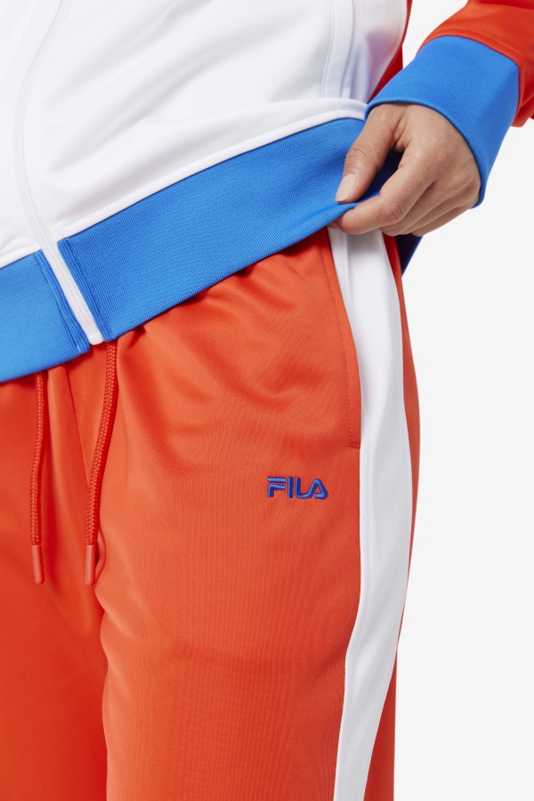 Dominican Republic Pant Fiery Red/White Fila Outlets