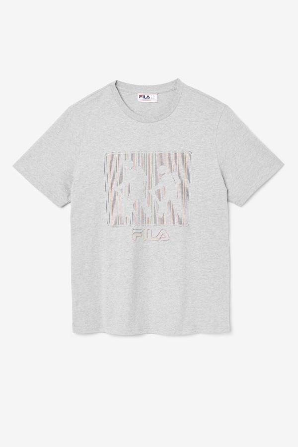 Heather Grey Fila Outlets Visuri Tee