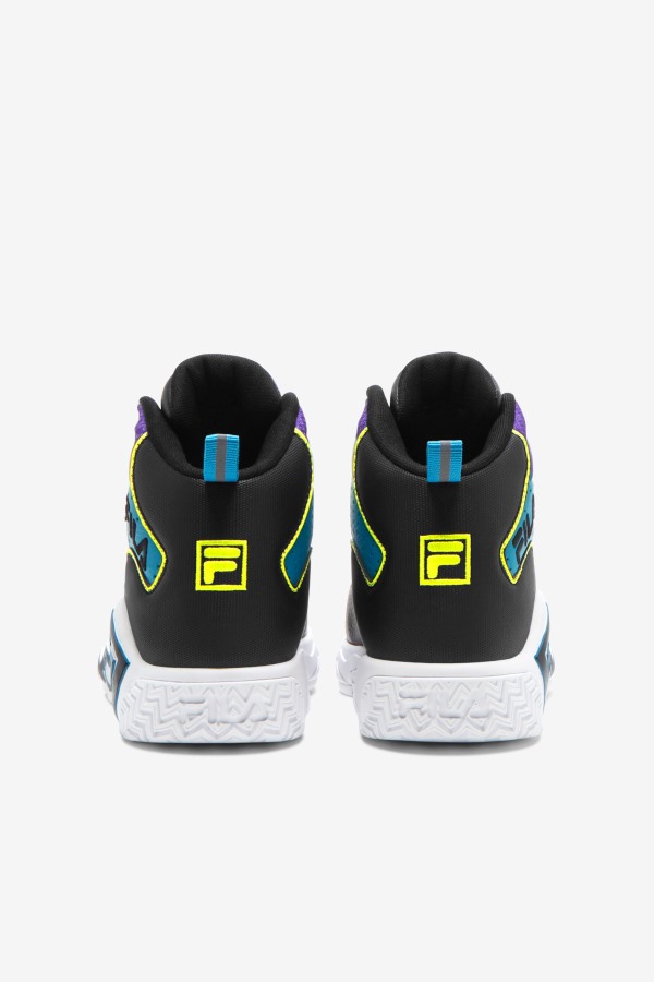Black/Yellow/Purple Big Kids\' Mb Fila Outlets