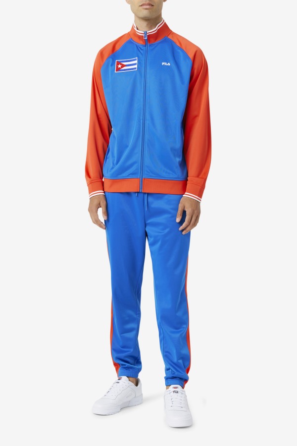 Cuba Track Jacket Fila Outlets Fiery Red/White/Blue