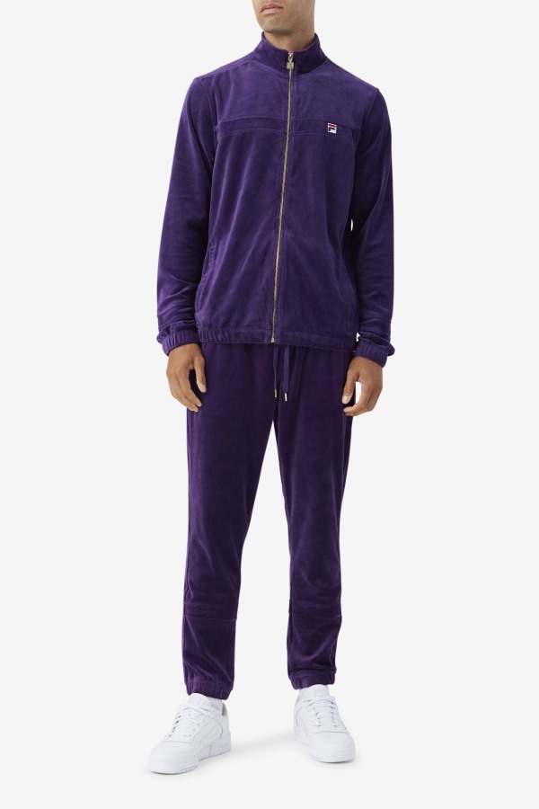 Ravid Velour Jacket Blackberry Cordial Fila Outlets