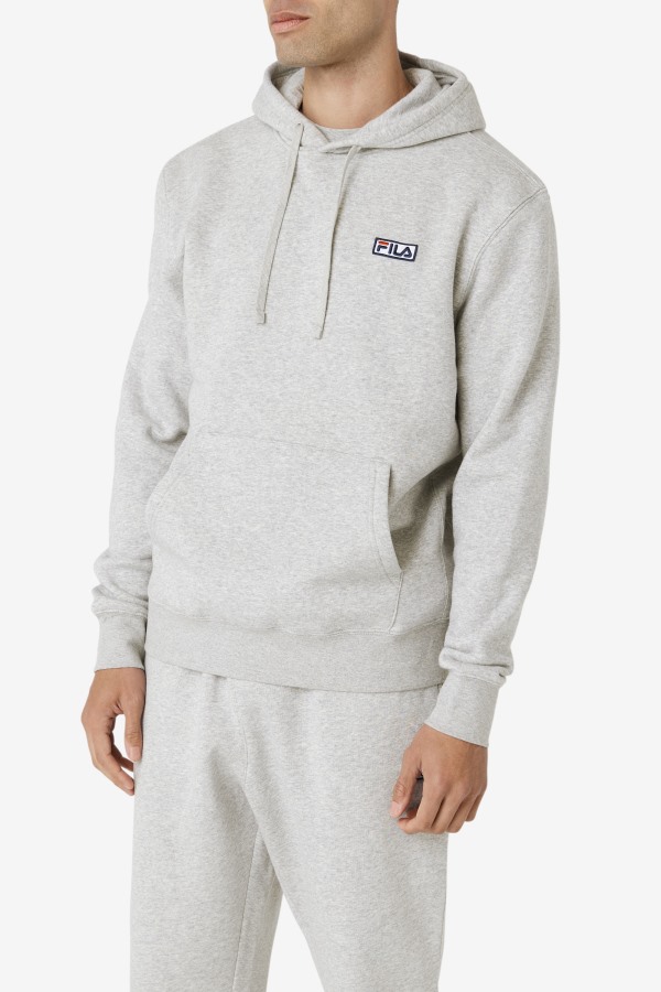 Fila Outlets Grey Heather/White Algot Hoodie