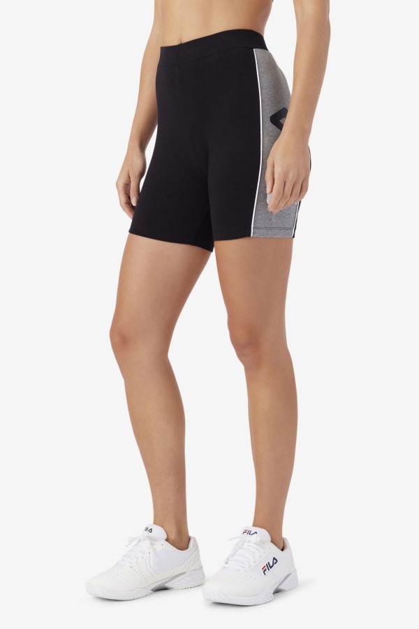 Davina Bike Short Fila Outlets Black/Heather/White