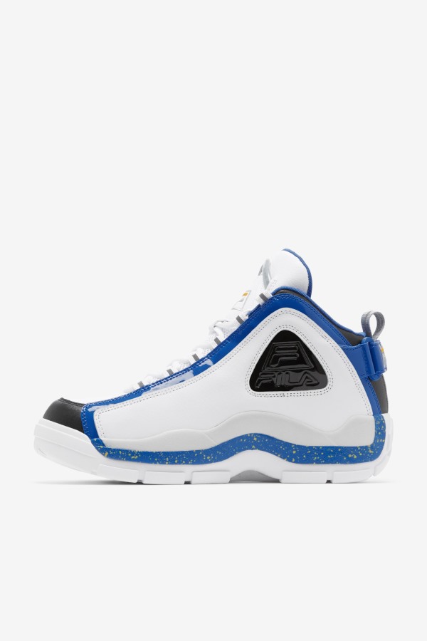 Fila Outlets Men\'s Grant Hill 2 White/Nebulas Blue/Lemon