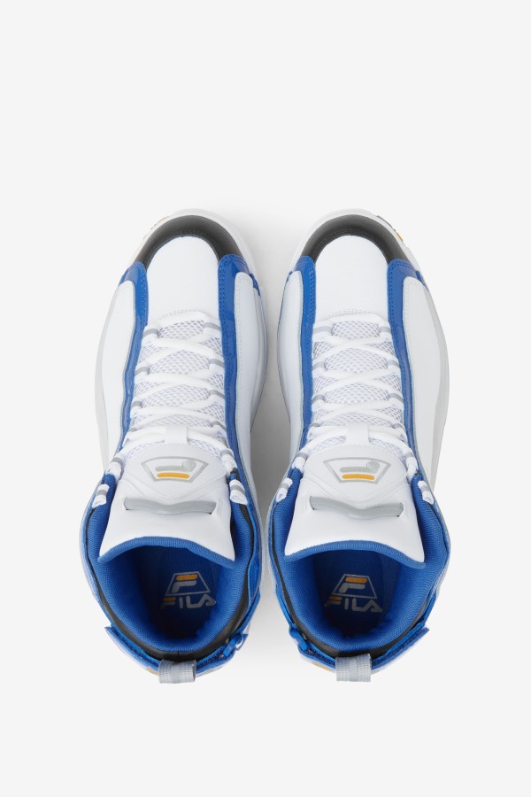 Fila Outlets Men\'s Grant Hill 2 White/Nebulas Blue/Lemon