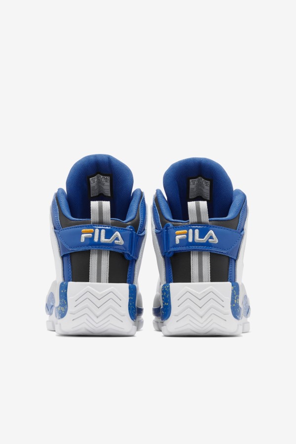 Fila Outlets Men\'s Grant Hill 2 White/Nebulas Blue/Lemon