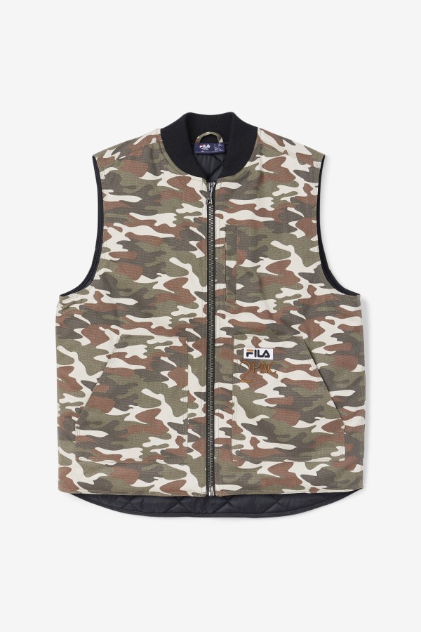 Fila Outlets Camo Print/Black 2Pac Vest
