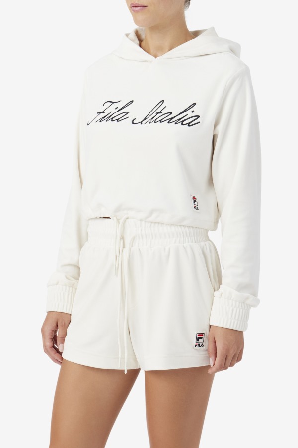 Gardenia/Black Sofia Hoodie Fila Outlets