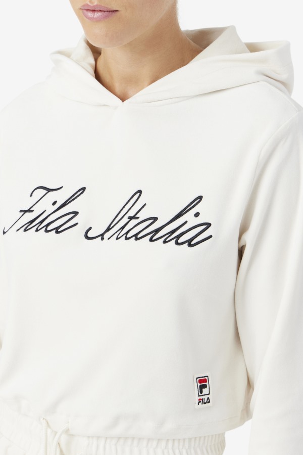 Gardenia/Black Sofia Hoodie Fila Outlets