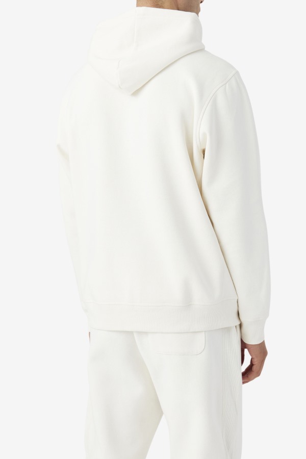 Fila Outlets Brook Hoodie Gardenia/Fiery Red