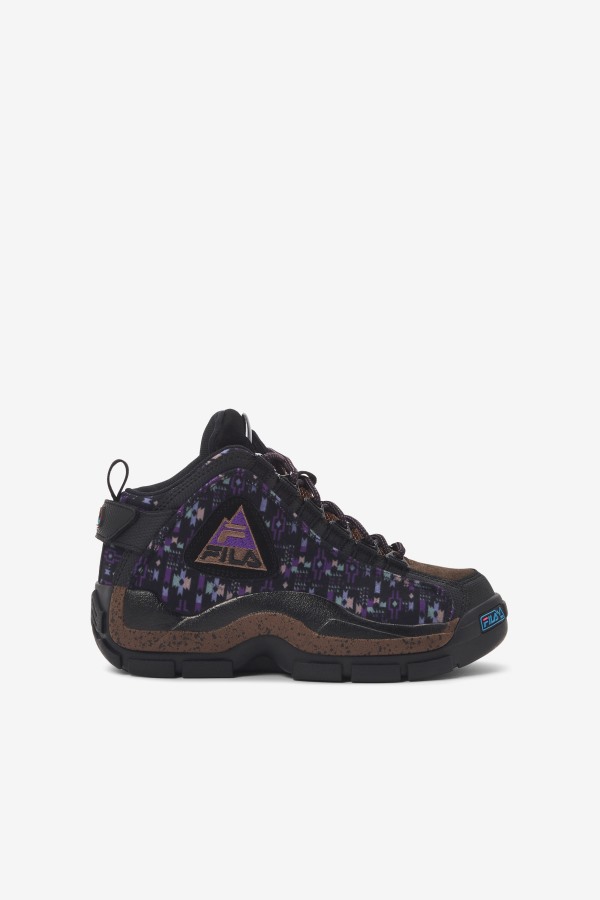 Fila Outlets Black/Pinecone/Purple Big Kids' Grant Hill 2 Outdoor