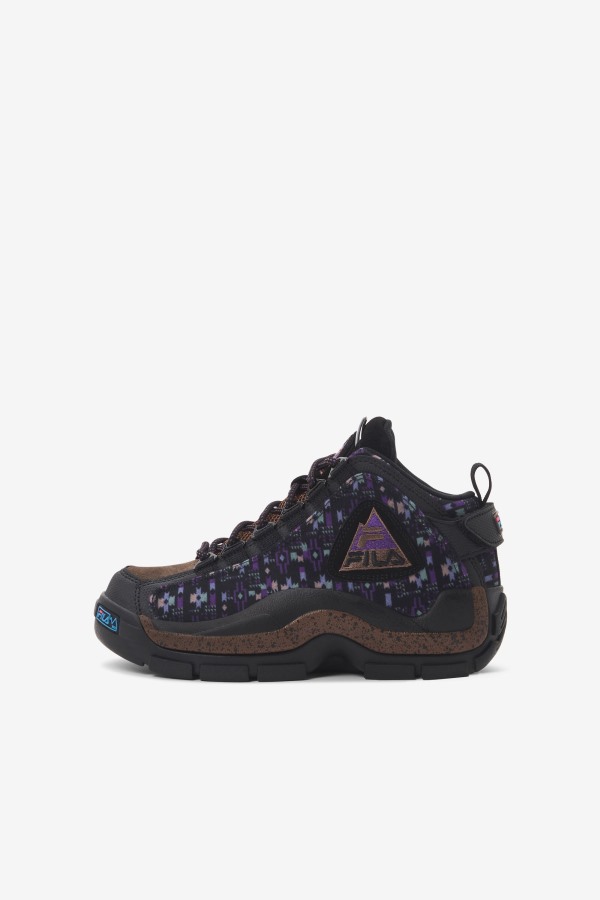 Fila Outlets Black/Pinecone/Purple Big Kids\' Grant Hill 2 Outdoor