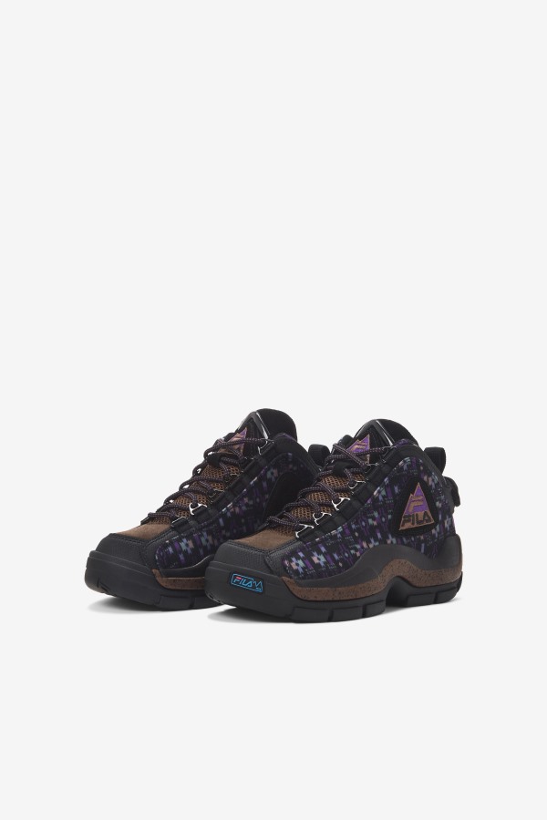 Fila Outlets Black/Pinecone/Purple Big Kids\' Grant Hill 2 Outdoor