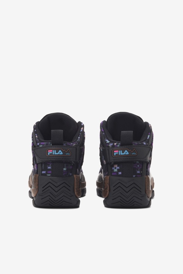 Fila Outlets Black/Pinecone/Purple Big Kids\' Grant Hill 2 Outdoor