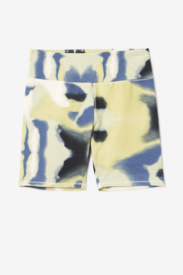 Dawn Bike Short Brushstroke Print Fila Outlets