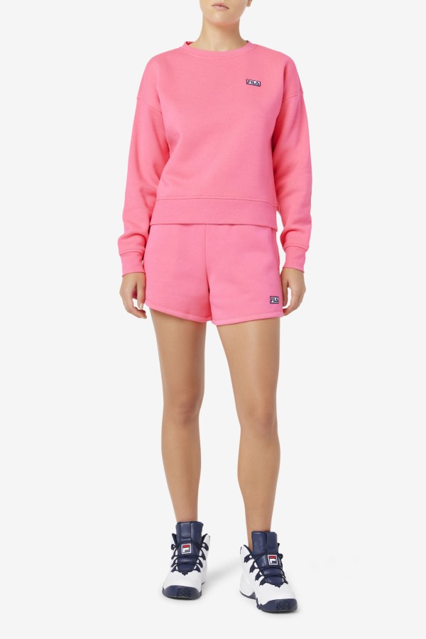 Fila Outlets Diara High Rise Short Pink
