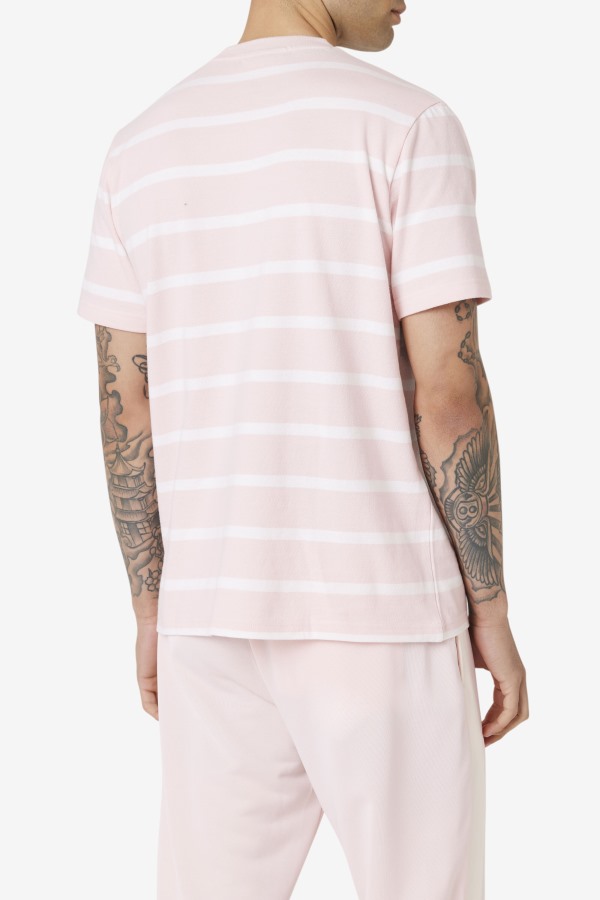 Pink/White Fila Outlets Deny Crew
