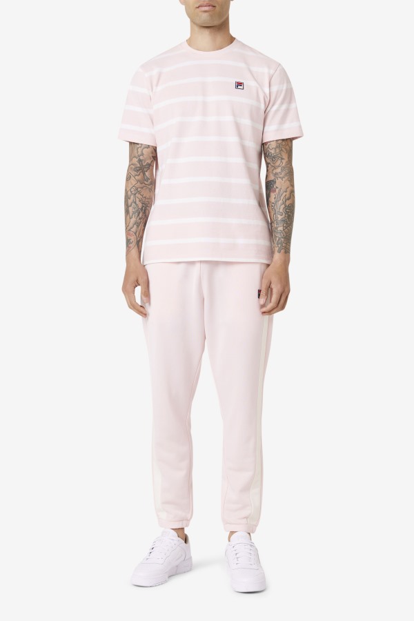 Pink/White Fila Outlets Deny Crew